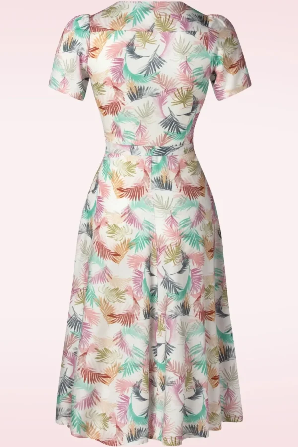 Magnolia Gatsby Pastel Bloemen Jurk In Wit-Very Cherry Online