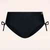 Mid Waist Bikinibroekje In Zwart Snake-TC Beach Discount