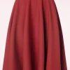 Milla Swing Rok In Rood-Collectif Clothing Clearance