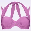 Multiway Bikinitop In Glanzend Lilapaars-TC Beach Cheap