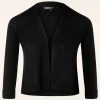 Oda Vest Met Open Voorkant In Zwart-Mak Sweater Cheap