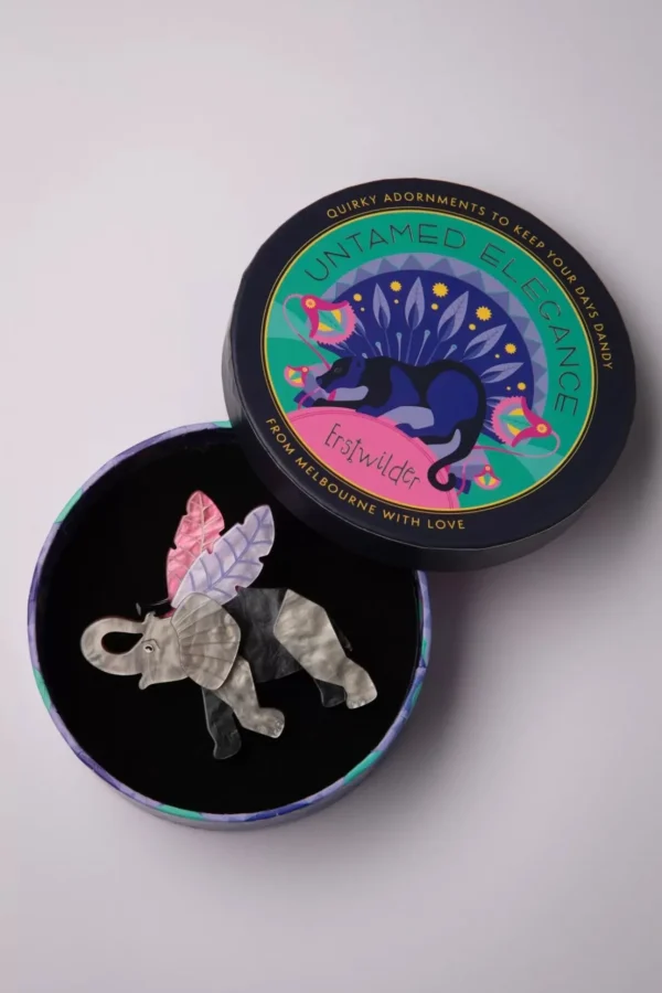 Pachyderm Dream Broche-Erstwilder Hot