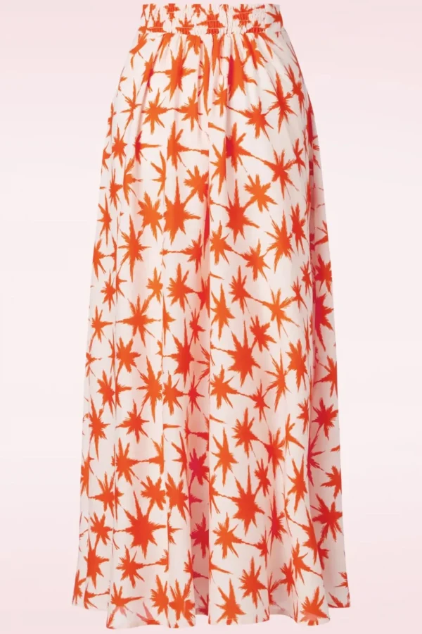 Palms Midi Rok In Oranje-Surkana Best Sale