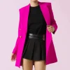 Paula Blazer Dress In Fluoriserend Roze-Minueto New