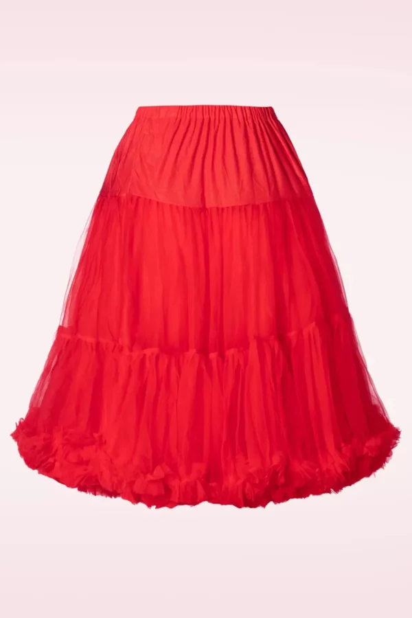 Queen Size Lola Lifeforms Petticoat In Rood-Banned Retro Sale