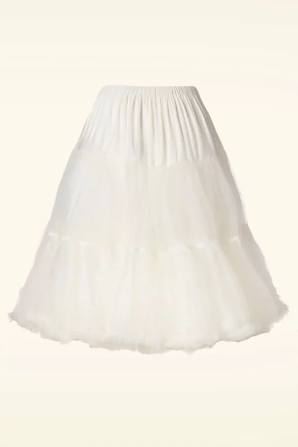 Queen Size Lola Lifeforms Petticoat In Ivoor-Banned Retro Best Sale