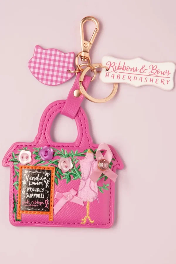 Ribbons And Bows Haberdashery Sleutelhanger In Roze-Vendula Store