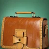 Scandal Office Handtas In Camel En Cognac-Banned Retro Outlet