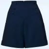 Schattig Als Een Knoopshort In Marineblauw-Banned Retro Discount