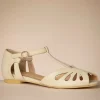 Secret Love Flats In Creme-Banned Retro Best Sale