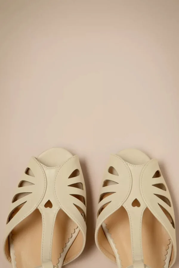 Secret Love Flats In Creme-Banned Retro Best Sale