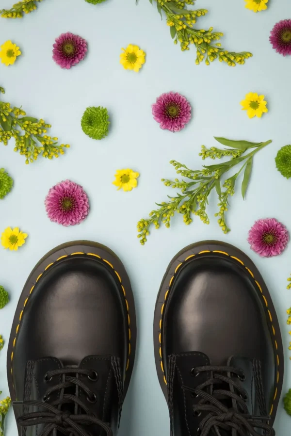 1460 Smooth Enkellaarzen In Zwart-Dr. Martens Sale