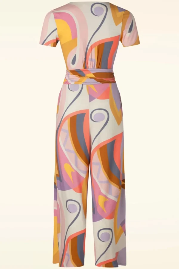 Thalia Jumpsuit In Sixties Lavendel-Zilch Fashion