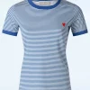 The Broader Horizon T-Shirt In Blauw En Wit-Mademoiselle Yu00e9Yu00e9 Best