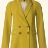 Tina Simonet Blazer In Sulphur Geel-King Louie Store