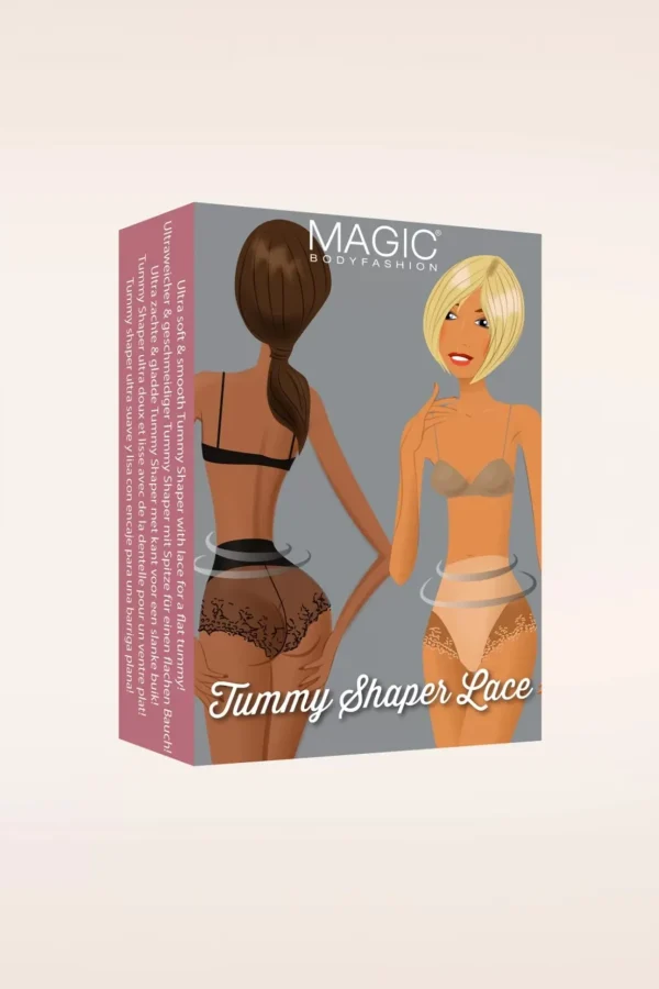 Tummy Shaper Lace Slip In Zwart-MAGIC Bodyfashion Best Sale