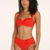 Twisted Bikinitop In Zomers Rood-TC Beach Sale