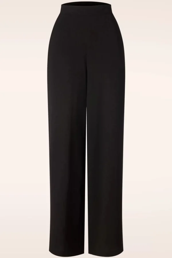 Wendy Trousers In Zwart-Banned Retro Hot